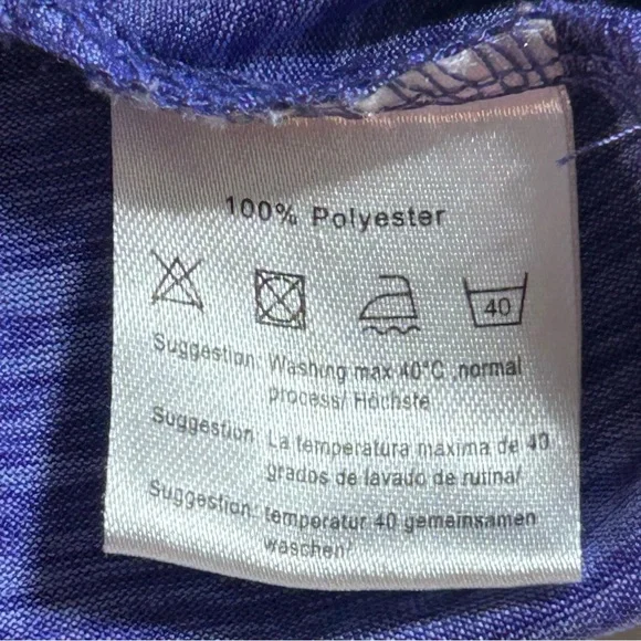 Pinspark Women's Heathered Purple Workout Sporty Zip Hooded Jacket Size M - Picture 9 of 10